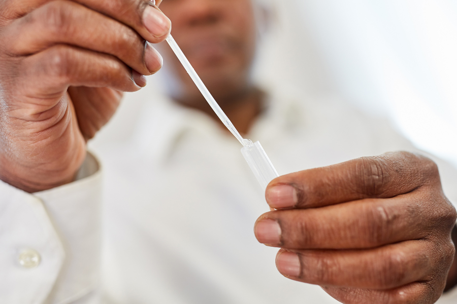 Hormone saliva test for BHRT at Pro Health Services Columbus Ohio