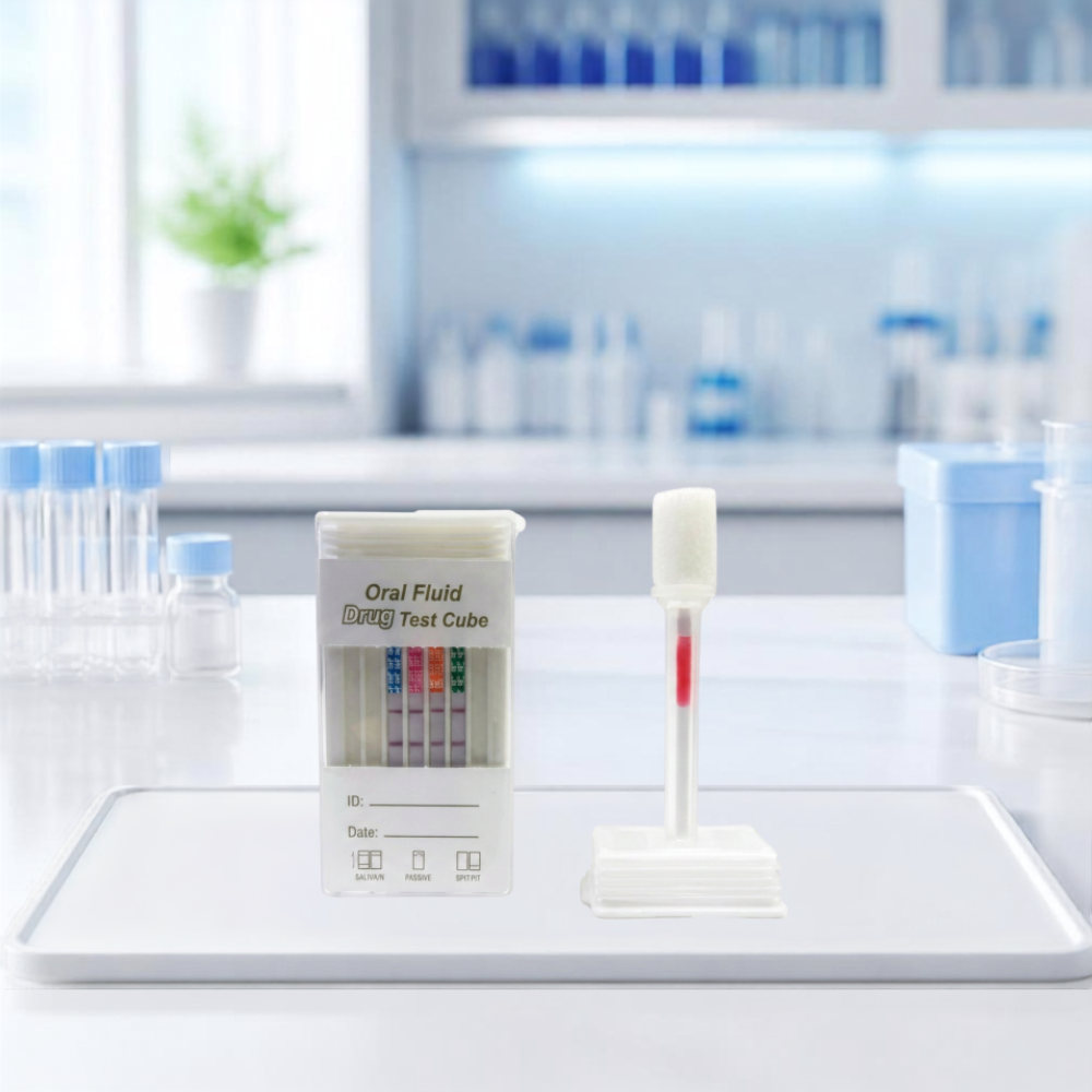 Oral Fluid Test Cube